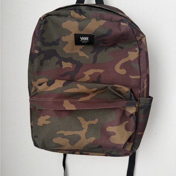 Vans Other - Vans Camo Backpack in Green and Brown